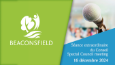 2024-12-16 - Conseil municipal extraordinaire de Beaconsfield